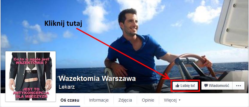 Wazektomia warszawa - facebook_polubienie